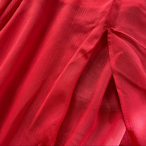 Smocked Waist Flutter Sleeve Midi Dress - Picture 4 of 8